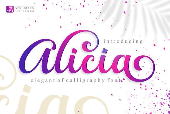 Alicia: A Modern Script Font for Digital Branding