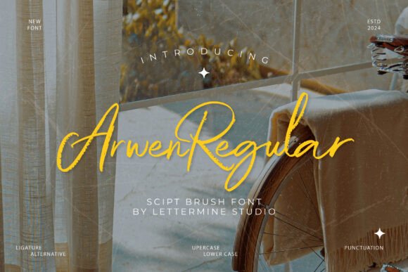 Arwen: A Strong, Elegant Script Font for Handmade Brands