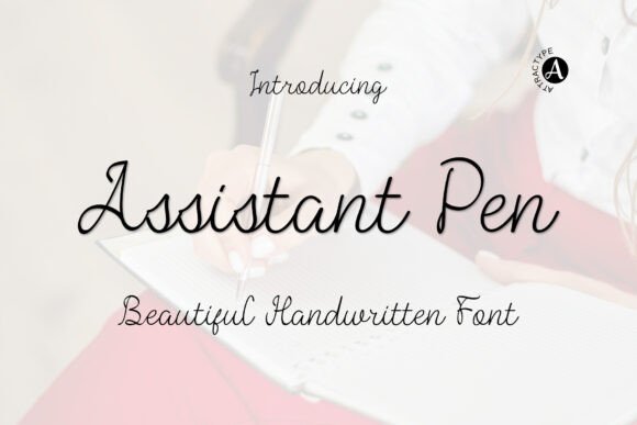 Assistant Pen: A Clean, Natural Handwritten Font for Real Branding