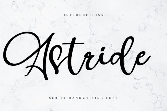 Astride: A Festive Display Typeface for Digital Branding