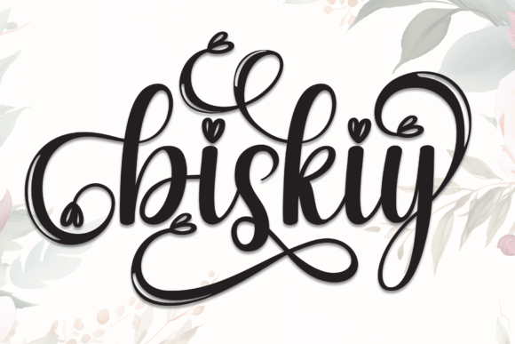 Biskiy: A Handwritten Font with Heartfelt Charm