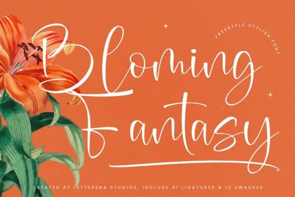 Bloming Fantasy: A Handwritten Font That Elevates Digital Branding