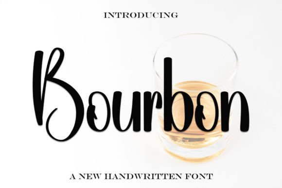 Bourbon: A Festive Script Font for Holiday Campaigns