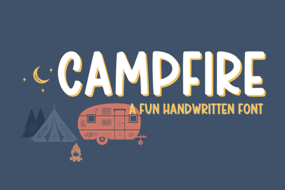 Campfire: A Warm, Bold Handwritten Typeface for Digital Branding