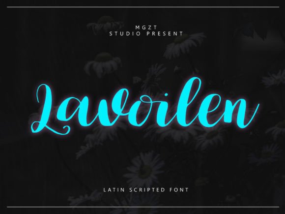 Lavoilen: A Joyful Script Font for Handmade Labels & Invitations
