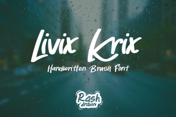 Livixkrix: A Handwritten Script Font for Elegant Digital Branding