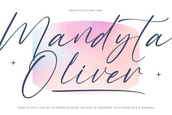 Mandyta Oliver: A Luxury Script Font That Elevates Your Brand