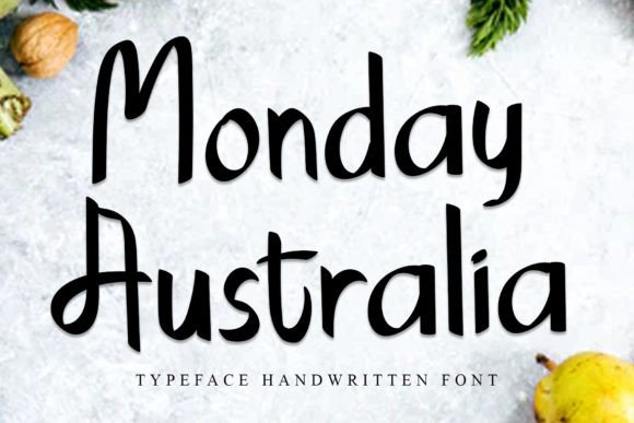 Monday Australia: A Refined Script Font for Small Business Branding