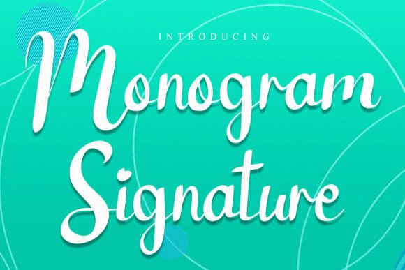 Monogram Signature: A Thoughtful Script Font for Editorial Warmth