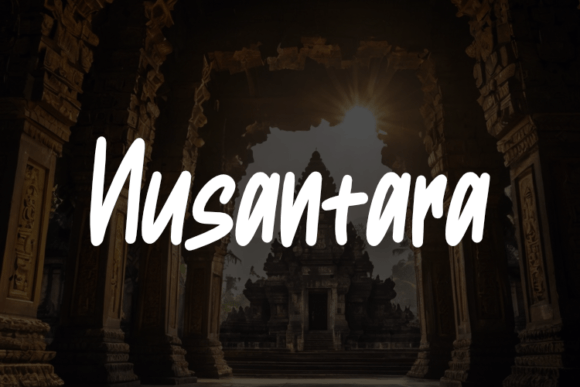 Nusantara: A Vibrant Script Font for Digital Branding
