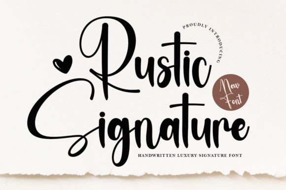 Rustic Signature: A Premium Script Font for Scroll-Stopping Brand Content