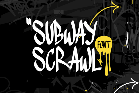 Subway Scrawl: A Slim-Line Graffiti Font for Handmade Charm