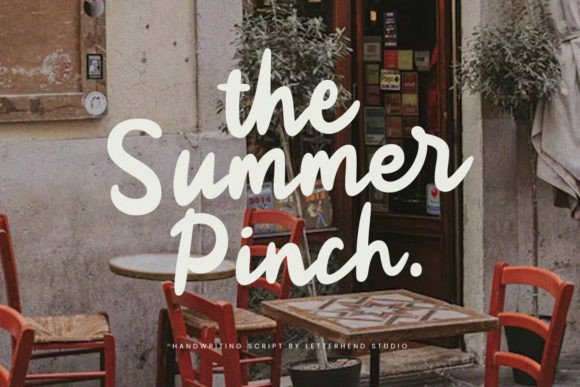 The Summer Pinch: A Friendly, Professional Script Font for Small Businesses