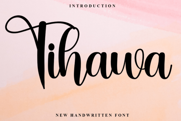 Tihawa: A Refined Script for Real Brand Work