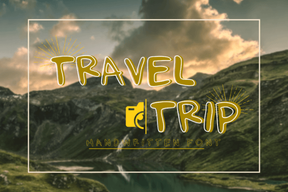Travel Trip: A Handwritten Font That Feels Like a Warm Welcome Online
